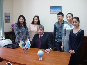 02.2014. Студенты из Казахстана в НФаУ 1